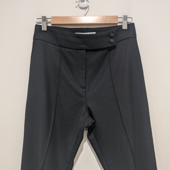 Veronica Beard Black Virgin Wool Pants - Picture 2 of 12